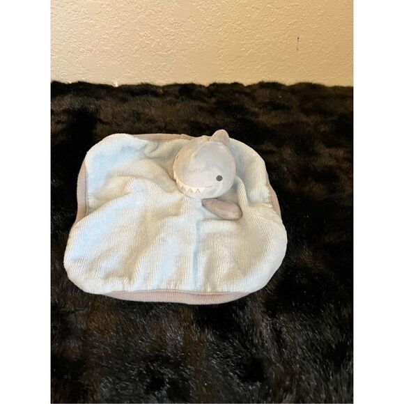 Cloud Island Critters Shark 8 x 8" Terry Cloth Bath Lovey - Picture 1 of 3
